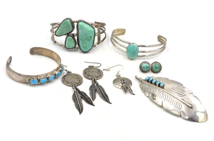 Group lot of Vintage 925 sterling silver mixed jewelry