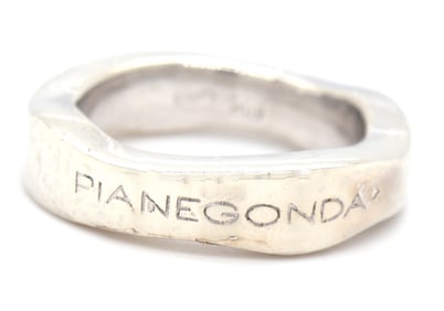 925 Sterling silver Pia egonda wavy band