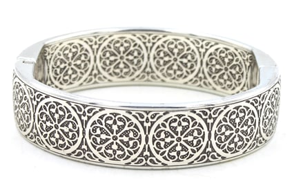 925 Sterling silver brighton ferrara thin hinged bangle