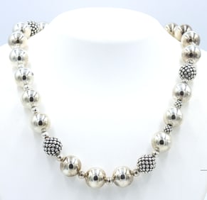 Lagos Caviar beaded chunkey necklace