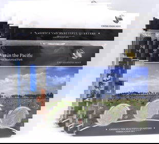 2018-2019-2020-2021 Lot of 13 America The Beautiful Quarters Three Coin Mint Sets