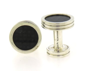 Tiffany & Co Paloma Picasso Carbon Fiber Cufflinks