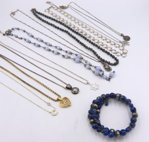 Group lot of vintage 925 sterling silver jewelry