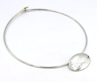 Tiffany & Co Oval tag ID necklace