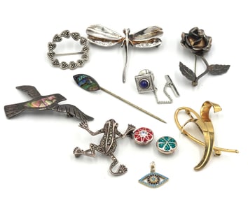 Group lot of Vintage 925 sterling silver Jewelry