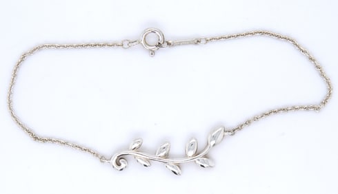 Tiffany & Co Olive leaf Vine bracelet in 925 sterling silver