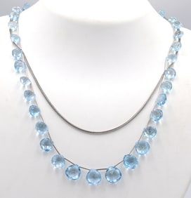 Lot of 2 925 sterling silver necklaces