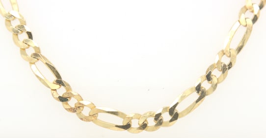 925 Sterling silver Figaro chain necklace