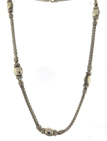 John Hardy Palu Hammered Station Necklace
