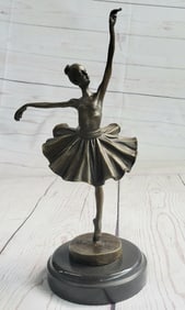 Graceful Ballerina Bronze Statue