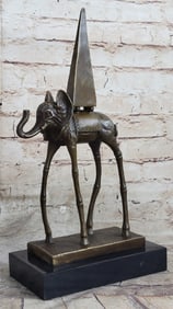 Space Elephant Bronze Sculpture