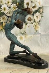 Gymnast Bronze Statue