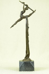 Gymnast Ballerina Bronze Sculpture