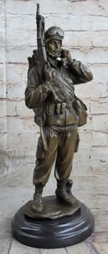 American Soldier Bronze Sculpture