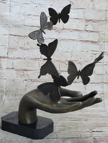 Butterfly Bronze Sculpture