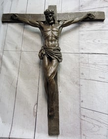 Jesus Crucifixion Bronze Sculpture