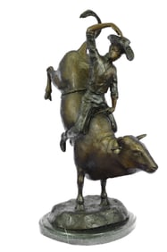 Cowboy Bronze Sculpture
