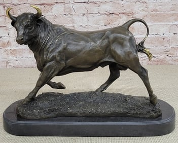 Bull Bronze Sculpture
