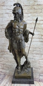Greek Warrior Bronze Sculpture