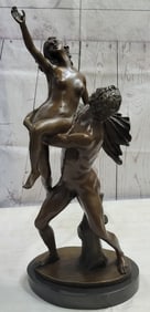 Two Skilled Dance Partners Bronze Sculpture