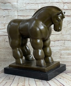 Modern Art Roman Horse Bronze Sculpture