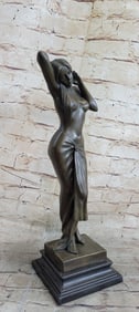 Nude Sexy Girl Bronze Sculpture