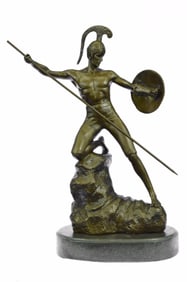 Greco/Roman Gladiator Bronze Sculpture
