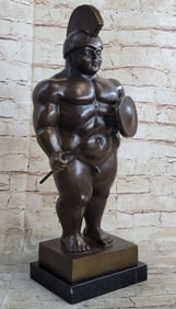 Roman Warrior Bronze Sculpture
