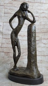 Henri Matisse La Serpentine - 1909 Classic Nude Woman Bronze Sculpture