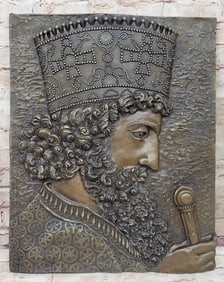 Cyrus The Great Wall Mount Bronze Sculpture