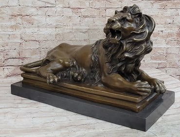 Lions Bronze Sculpture
