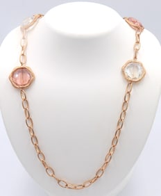 Joan Rivers Crystal Long Necklace