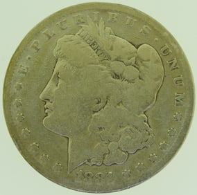 1881-S Morgan Silver Dollar $1 US Coin