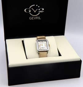 Gevril GV2 Padova Swiss Diamond 28.5mm Quartz Qatch Watch