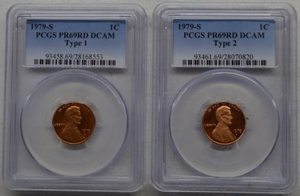 1979-S PCGS PR69RD DCAM 1C (lots of 2 Lincoln Penny)