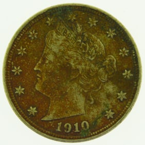1910 Liberty Head 'V' Nickel US Coin