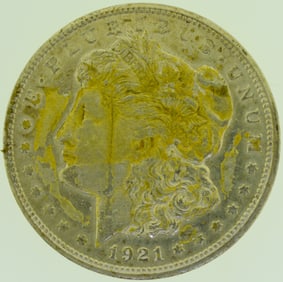 1921-D Morgan Silver Dollar $1 US Coin