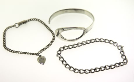 Sterling Silver Lot of 3 Bracelet