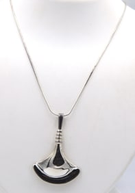 RLM Studio signed 925 sterling silver pendant on chain