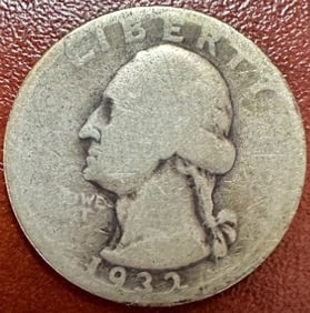 1932-D Quarter 25 Cent US Coins