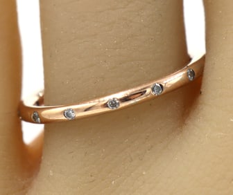 925 Sterling silver Pandora simple sparkling band