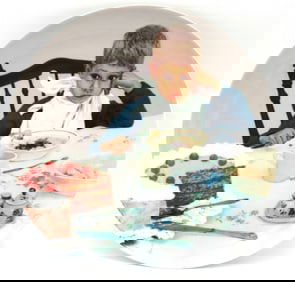 Ikke Lutter Lagkage plate by Kurt Ard