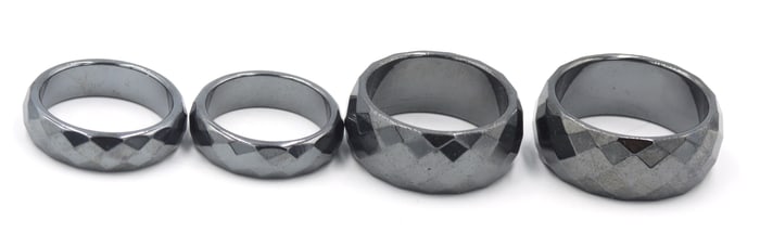 Group lot of 4 Titanium bands