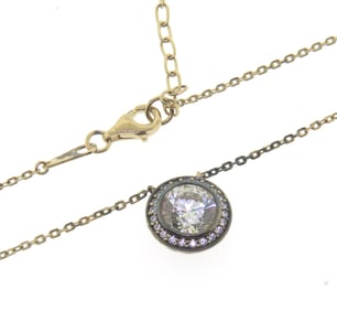 925 Sterling Silver Daniel K Cubic Zirconia Necklace