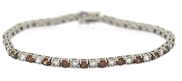 925 Sterling Silver Cubic Zirconia Tennis Bracelet