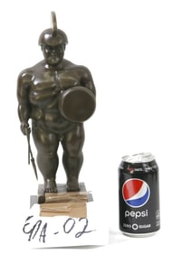 Roman Soldier Bronze Sculpture