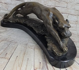 Mountain Lion Bronze Sculpture