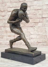 Rugby Player Bronze Sculpture