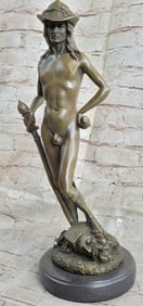 Nude Male Bronze Sculpture