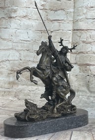 Samurai Bronze Sculpture